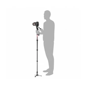 Manfrotto Element MII Video Monopod Alumínium kit Fluid Fejjel MVMELMIIA4LIVE