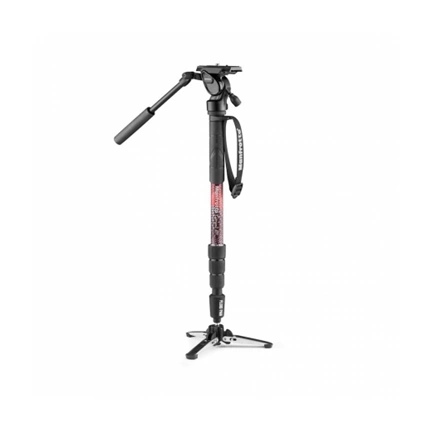 Manfrotto Element MII Video Monopod Alumínium kit Fluid Fejjel MVMELMIIA4LIVE