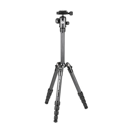 Manfrotto Element Traveller 5 szekciós karbon kis utazó fotó állvány és gömbfej fotóállvány szett Manfrotto Element Traveller 5 szekciós karbon kis utazó fotó állvány és gömbfej fotóállvány szett