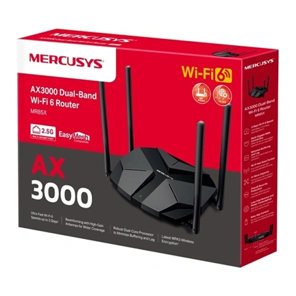 Mercusys MR85X - AX3000 Dual-Band Wi-Fi 6 Router