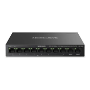Mercusys MS110CMP 8-Port 10/100 Mbps + 2-Port Gigabit Desktop Switch with 8-Port PoE+