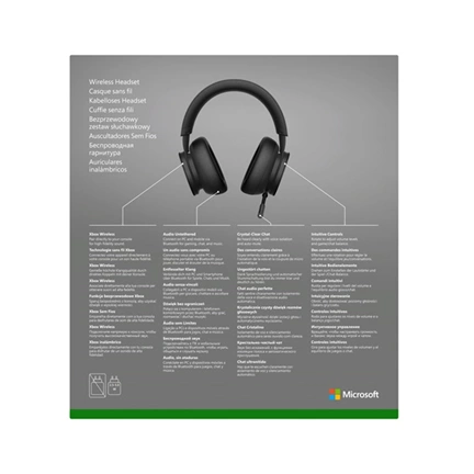 Microsoft Xbox Wireless Bluetooth Stereo Headset Black