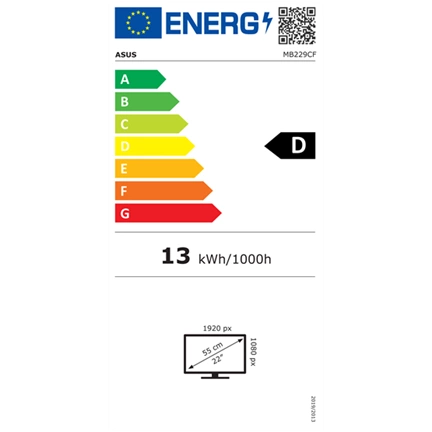 Mon Asus ZenScreen 21,5" MB229CF - WLED