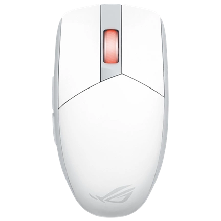 Mouse ASUS ROG Strix Impact III - vezeték nélküli gaming egér - Fehér