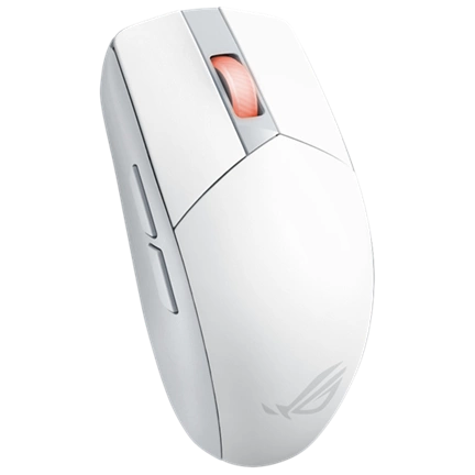 Mouse ASUS ROG Strix Impact III - vezeték nélküli gaming egér - Fehér