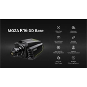 Moza Racing - R16 PC Bázis (Direct Drive, 16Nm, 21bit encoder)