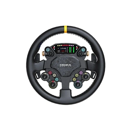 Moza Racing kiegészítő - CS PRO Kormánykerék (Dual Clutch, RGB, 2,99 inch kijelző, 325mm)