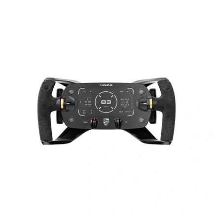 Moza Racing kiegészítő - Porsche MISSION R Kormánykerék (Dual-Clutch, RGB, 5,4 inch OLED kijelző, 320mm)
