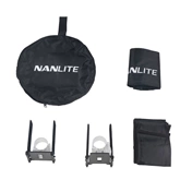 NANLITE Barndoor with Eggcrate for Pavotube II 15C