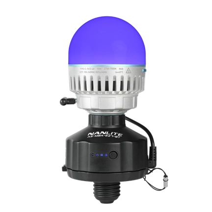 NANLITE E27 mágneses alap akkumulátoros adapter