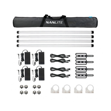NANLITE PavoTube II 30X fénycső szett - 4 db (akkumulátorral)