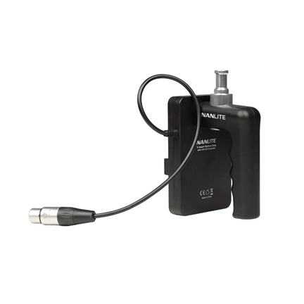 NANLITE V-mount akkumulátor markolat 4-tűs XLR csatlakozóval