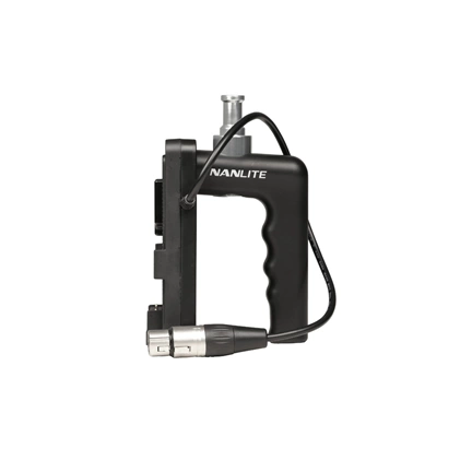 NANLITE V-mount akkumulátor markolat 4-tűs XLR csatlakozóval