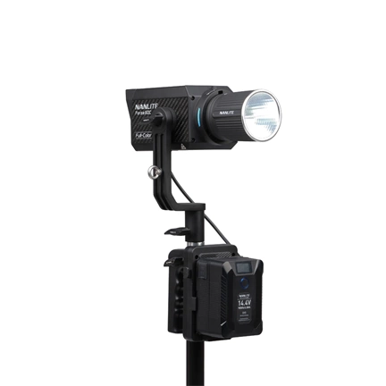 NANLITE V-mount akkumulátor markolat 4-tűs XLR csatlakozóval