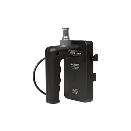 NANLITE V-mount akkumulátor markolat DC csatlakozóval