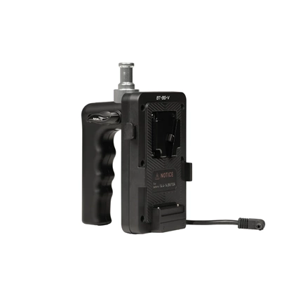 NANLITE V-mount akkumulátor markolat DC csatlakozóval