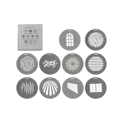 NANLUX NL Mount Projection Attachment GOBO Set 1