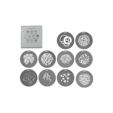 NANLUX NL Mount Projection Attachment GOBO Set 2