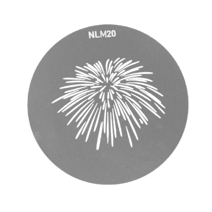 NANLUX NL Mount Projection Attachment GOBO Set 2