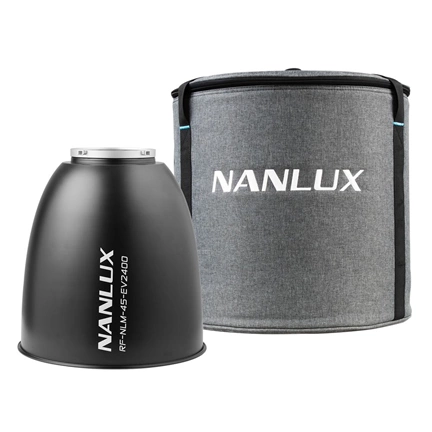 NANLUX NL Mount 45° reflektor az Evoke 2400B-hez puha táskával