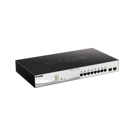 NET D-LINK DGS-1210-10MP 8x1000Mbps Switch/2SFP smart
