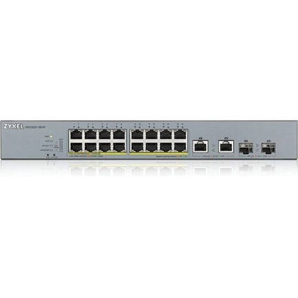 NET ZYXEL Switch GS1350-18HP, 18 Port managed CCTV PoE, long range, 250W