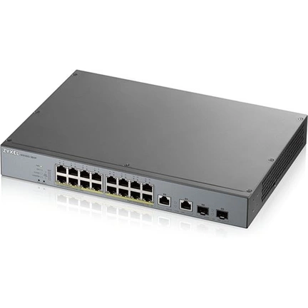 NET ZYXEL Switch GS1350-18HP, 18 Port managed CCTV PoE, long range, 250W