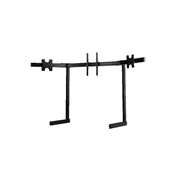 NEXT LEVEL RACING Elite Free Standing Triple Monitor Stand - Black Edition