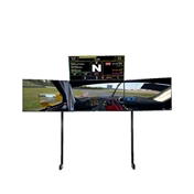 NEXT LEVEL RACING Elite Quad Monitor Stand - Black Edition