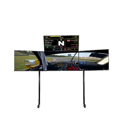 NEXT LEVEL RACING Elite Quad Monitor Stand - Black Edition