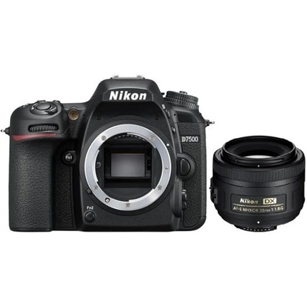 NIKON D7500 + AF-S DX Nikkor 35mm tükörreflexes fényképezőgép Kit NIKON D7500 + AF-S DX Nikkor 35mm tükörreflexes fényképezőgép Kit