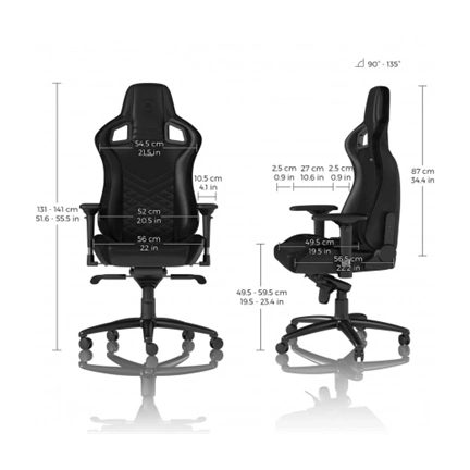 NOBLECHAIRS Epic Vinyl/PU Java Edition