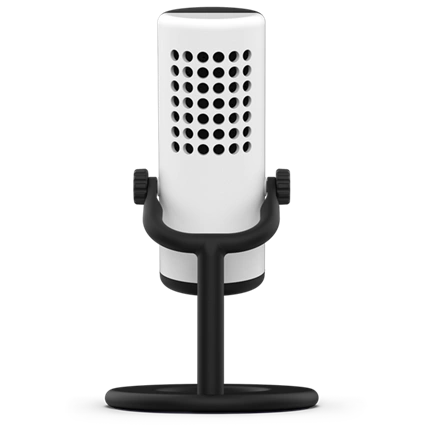 NZXT Capsule Mini USB Microphone - Matte White