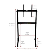 Next Level Racing - Single Monitor Stand (1x 24-85" monitor számára)