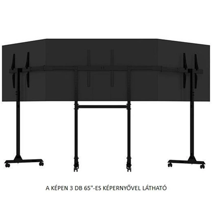 Next Level Racing - Single Monitor Stand (3x 32-65" monitor számára)