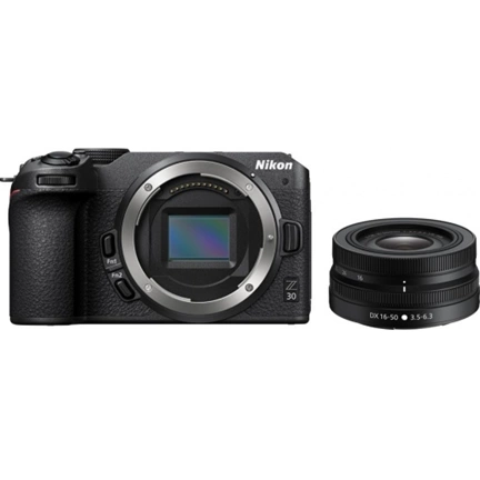 Nikon Z30 + Z DX 16-50mm f/3.5-6.3 VR kit Nikon Z30 + Z DX 16-50mm f/3.5-6.3 VR kit