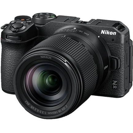 Nikon Z30 + Z DX 18-140mm f/3.5-6.3 VR MILC fényképezőgép KIT