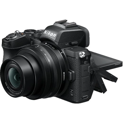 Nikon Z50 Vlogger MILC fényképezőgép KIT