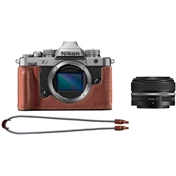 Nikon Z f ezüst + Nikkor Z 40mm f/2 SE MILC fényképezőgép + Promócionális tok KIT