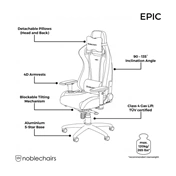 Noblechairs Epic Mousesports Edition Gaming Chair Black/Red