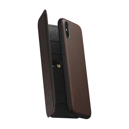 Nomad - Tri-Folio Leath Rustic Brown (iPhone XS MAX)
