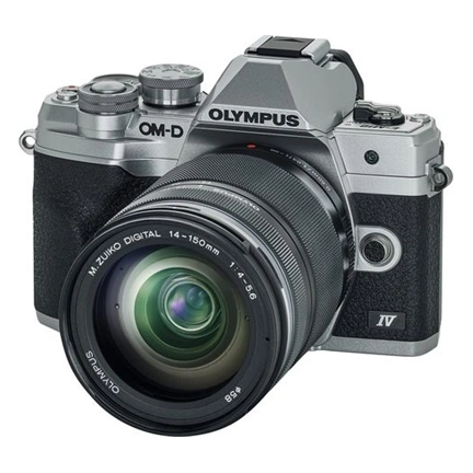 Olympus E-M10IV 1415 ezüst/fekete MILC fényképezőgép KIT - 40 000 Ft cashback 2026/04/06-ig