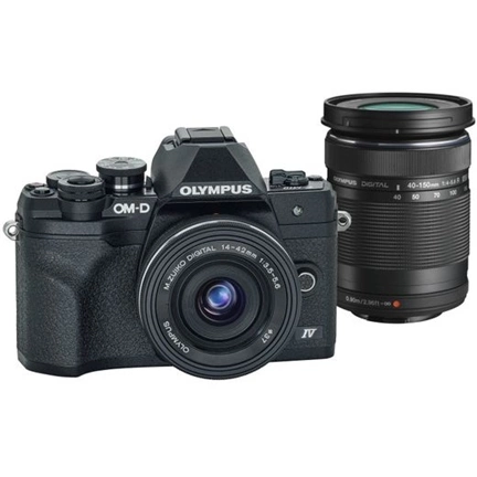 Olympus E-M10IV 1442 Pancake DZ fekete/fekete/fekete MILC fényképezőgép KIT - 40 000 Ft cashback 2026/04/06-ig