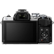 OLYMPUS OM-System E-M10IV 1442EZ ezüst/ezüst MILC fényképezőgép KIT