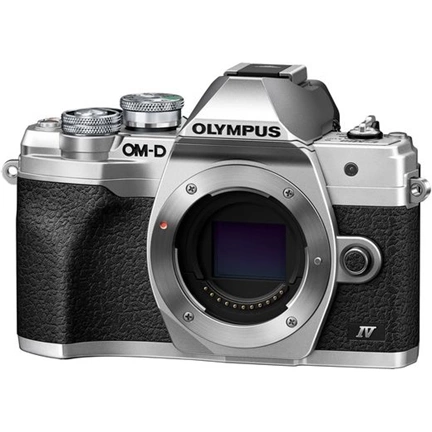 OLYMPUS OM-System E-M10IV ezüst MILC fényképezőgép váz