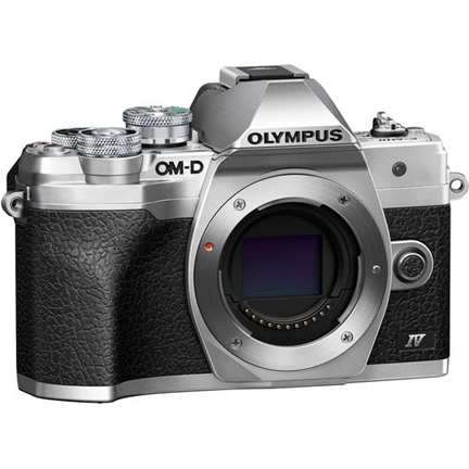 OLYMPUS OM-System E-M10IV ezüst MILC fényképezőgép váz