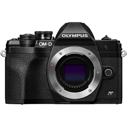 OLYMPUS OM-System E-M10IV fekete MILC fényképezőgép váz