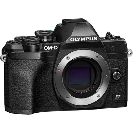 OLYMPUS OM-System E-M10IV fekete MILC fényképezőgép váz