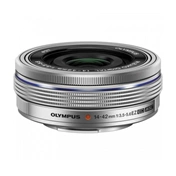 OLYMPUS E-PL10 Pancake Zoom Kit fehér (E-PL10 váz, fehér + EZ-M1442EZ objektív ezüst)