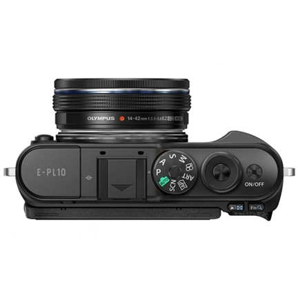 OLYMPUS E-PL10 Pancake Zoom Kit fekete (E-PL10 váz, fekete + EZ-M1442EZ objektív fekete) OLYMPUS E-PL10 Pancake Zoom Kit fekete (E-PL10 váz, fekete + EZ-M1442EZ objektív fekete)